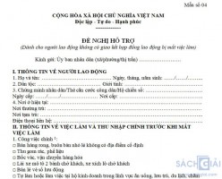 Đề nghị hỗ trợ COVID-19 dành cho người lao động không có giao kết hợp đồng lao động bị mất việc làm